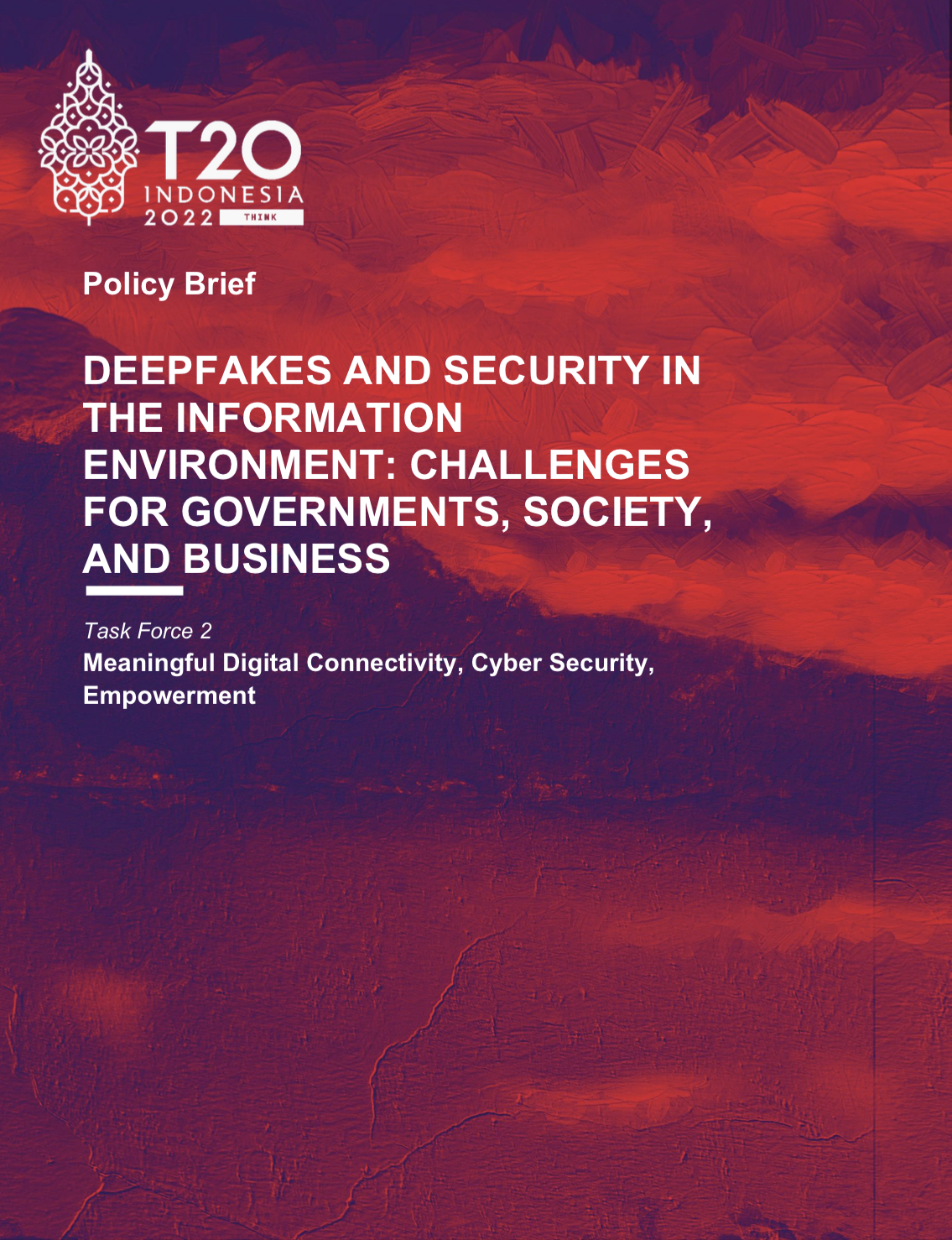 Deepfakes and Security in the Information Environment: Challenges for Governments, Society, and Business 